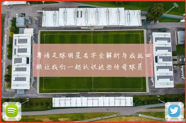 粤语足球明星名字全解析与成就回顾让我们一起认识这些传奇球员