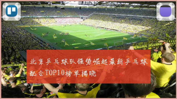 北京乒乓球队强势崛起最新乒乓球配合TOP10榜单揭晓
